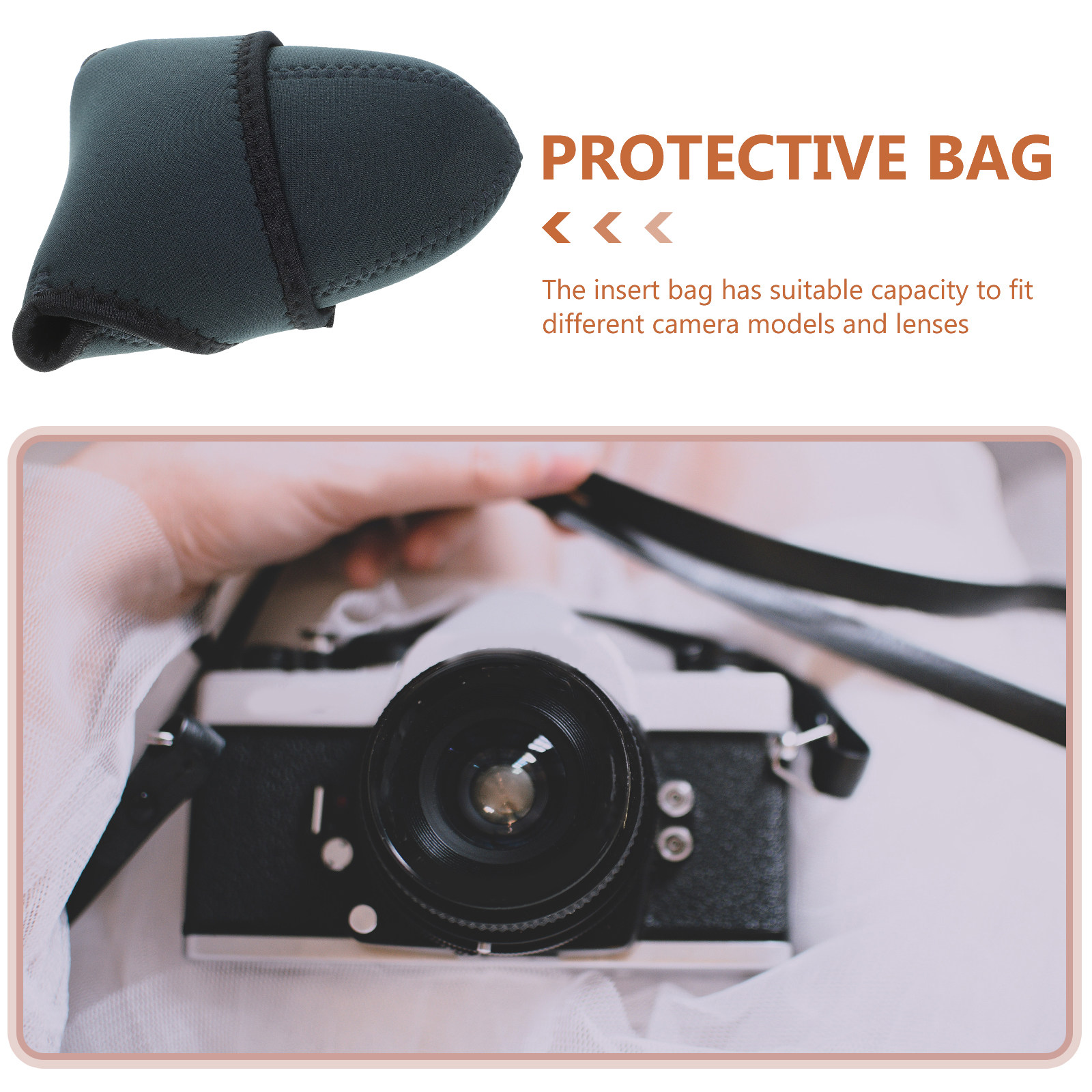 Neoprene Camera Insert Bag Mul - Backpack Insert Organizer recension och pris