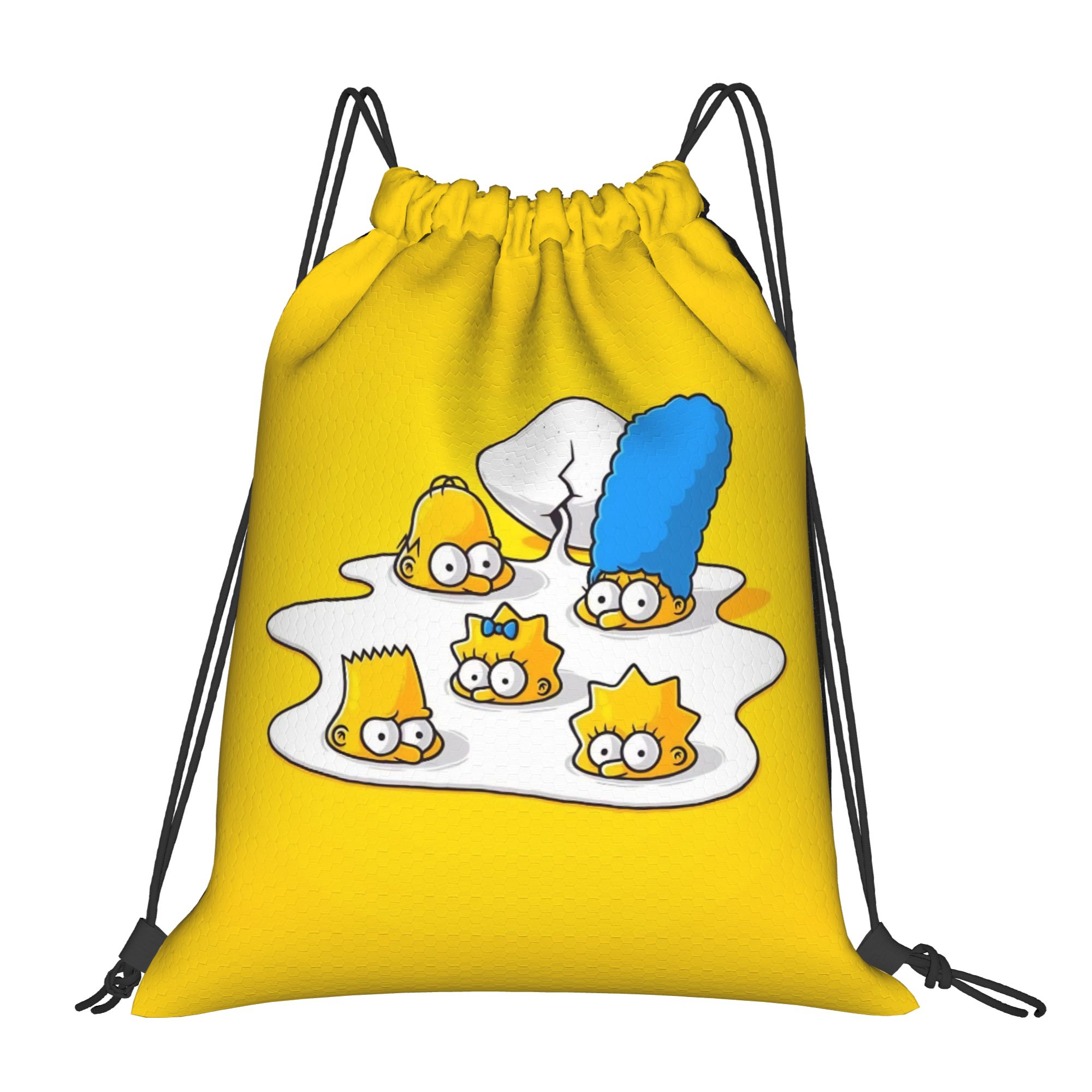 Simpsonsed Cartoon  Drawstring - Drawstring Gym Bag recension och pris